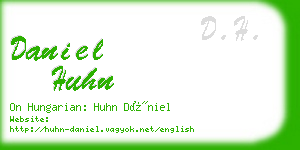 daniel huhn business card